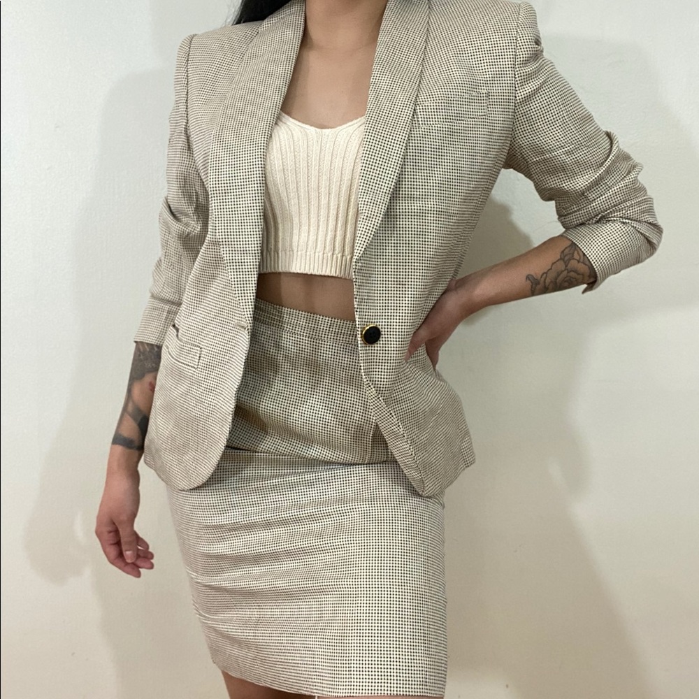 Vintage skirt and blazer set
